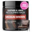 Leather Recoloring Balm, Color Restorer, Scratch Remover, Couch Paint and Repair, Leather Balm for Couches