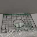 Starstar Sinks Protector Matte Black 304 Stainless Steel Kitchen Sink Bottom Grid, Rack (14 x 11)