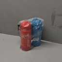 ThermoFlask Kids 16 oz Insulated Water Bottles with Straw Lid BPA-Free Stainless Steel Leakproof & Spill-Proof Design Easy Clean Wide Mouth 2-Pack for School, Sports, Playdates, Red/Blue