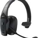 BlueParrott B550-XT Mono Bluetooth Wireless Headphones 96% Noise Canceling Over Head Trucker Headset with Mic, 100% Voice Control, IP54-Rated Protection, 24 hrs. Talk Time, Black