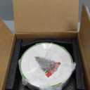 LOYIM 6 Pcs Christmas Melamine Plates Dinner Salad Plates Xmas Tree Dinnerware Xmas Wreath Dishes Holiday Tableware for Dessert Salad Appetizer Birthday Party(Christmas Tree,10 Inches)