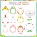36 Pack Easter Candy Holder Cards - DIY Bunny Chick Egg Style with Plastic Domes, School Classroom Party Favors