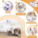 Cat Steam Brush, 3 In 1 Steam Brush for Dogs & Cats, Pet for Pet Hair Removal Tool, Shedding Reduced Discomfort, Suitable for Massaging, Combing