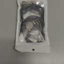 2Pack Multi Charging Cable Cord for Travel Essentials,Apple Watch Charger,iPhone Charger,[3-in-2] Type C/Lightning Cable Portable Designed for iWatch,iPhone 17-8,Galaxy S25-21,PlayStation 4,iPad-4FT (Gray)