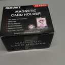 40 Pack Magnetic Card Holders - 35PT One Touch Card Holder, U-V Protection Magnetic Card Case, Card Protector for Baseball Sports Game Cards, Fits Standard Trading Cards Storage and Display