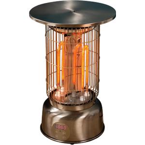 Space Heater, 2000W Electric Heaters Indoor Portable with Thermostat, High Efficiency Heating of Carbon Brazed Tubes Heater for Bedroom, Office and Indoor Use (Green)