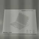 Case with Keyboard Compatible for iPad Pro 11 inch(M4/ M5): Bluetooth Wireless Magnetic Stand Rechargeable Keyboard with Pencil Holder (Light Grey)