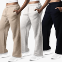 ommon Stitch 3 Pack Sweatpants Women, Wide Leg Womens Sweatpants, Workout - Yoga Pants Size M