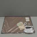 Mat for Coffee Bar 16"x12"  0.30in Thick Non-Slip Rubber Countertop Protector, Spill-Proof Durable Kitchen Counter Mat. Glass Drying, Barista Coffee Bar Accessories. (Warm Taupe)