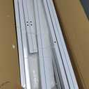 Flower Display Stand with 12 Buckets, Flower Cart 3 Layers White Metal Flower Bar Stand with Wheels, Moving Florist Bouquet Shelf for Weddings Florist Indoor Outdoor Patio Garden Living Room