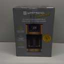 West Bend Timeless 12-Cup Programmable Coffee Maker with Brew Strength Selector for Hot and Iced Coffee, Includes 1-4 Cup Brew Option and Permanent Filter (Blue/Gold)