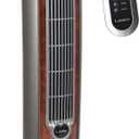 Lasko Oscillating Tower Fan with Remote, Quiet Floor Fans for Bedroom, 42", Woodgrain and Grey