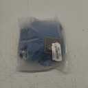 ZAFUL Women's Textured Bandeau Bikini Strapless Solid Color 2 Pieces Bathing Back Lace-up Suit Swimsuit (7-Blue, S)