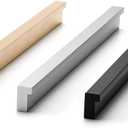 10 Pack Kitchen Cabinet Pulls - Kitchen Cabinet Handles for Dresser Drawers - L-Shaped Cross Sections, (5.51 inches,Gold)
