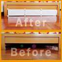Under Bed Blocker for Pets, Gap Bumper for Under Bed, Stop Things Going Under Bed or Sofa Couch, Toys Blocker for Cats Dogs, Easy to Install, Total 11.8" Height 83" Length, White
