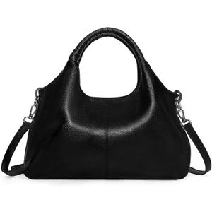 FALAN MULE Shoulder Bags Purses and Handbags for Women with Top Handle Satchel Medium Size Cross Body Hobo Bags (Elegant Black)