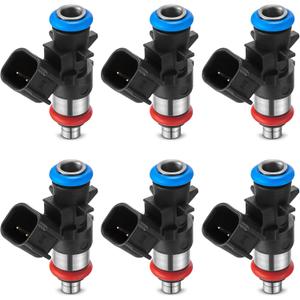 BDFHYK Fuel Injector 0280158233 Compatible with 2011-2017 Dodge Charger Grand Caravan Jeep Ram 1500 Chrysler 200 300 3.6L V6 Trucks Replacement Kit 05184085AC 4G2269 FJ1147 67754 550-2109 Set of 6