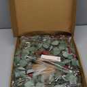 DN DECONATION 20 Inch Lighted Chirstmas Wreaths for Front Door, Artificial Winter Wreath with Lights, Eucalyptus Berry Wreath with Pine Cones for Indoor Outdoor Xmas Wreaths Home Decor