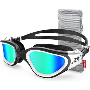 ZIONOR G1 Polarized Swimming Goggles for Unisex Adult Women Anti Fog 100% Anti UV Diving Goggles (A0 (Polarized + Mirror Gold ))