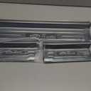 4PCS Car Door Sill Protector for Jeep Wrangler JL JLU 2018-2025 &Gladiator JT 2020-2025,Stainless Steel Material Door Sill Guards for Wrangler Accessories,4 Door (Brushed Black)