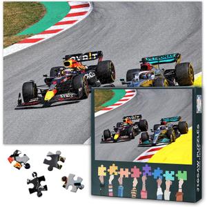 Puzzles for Adults 1000 Pieces - Jigsaw Puzzles Racing Car Art, 27.5x19.7 Inch Sports Car Design Hard Impossible Challenging Puzzle Family Game for Men & Women (Home Decor Gift)