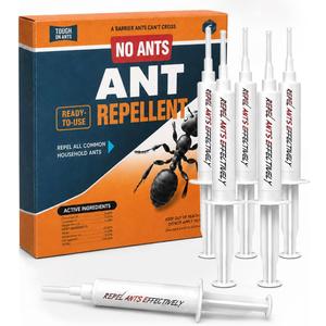 Ant Away Repellent Indoor Use, Keep Ants Away for Outdoor, Helps Keep Sugar Ant & Black Ants Away for Kitchen, Cabinets & Entry Points, Kid & Pet Safe-6P