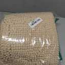 Arotive Bathroom Rugs 47x17, Extra Soft Absorbent Shaggy Chenille Bath Rugs, Machine Washable Rubber Backing Non-Slip Bath Mats for Bathroom Floor Tub and Shower, Home Decor Accessories, Beige