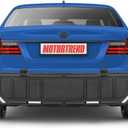Motor Trend Bumper Guard for Cars - Heavy-Duty Rear Car Bumper Protector for Parked Vehicles, High Intensity Reflector for Nighttime Visibility, Easy to Install for Cars and Small SUV's