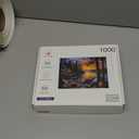 Lakeside Cobin Jigsaw Puzzles 1000 Pieces for Adults Cozy Campfire Canoes 1000 Piece Jigsaw Puzzles for Adults