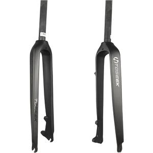 BestParts Full Carbon MTB Front Fork 1-1/8" 26/27.5/29" 3K T800 Fiber Rigid Disc Brake, 28.6mm Threadless Straight Tube Superlight Mountain Bike ForksUS Stock