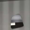 Replacement Exterior Mirrors Side Rear View Mirror White Glass Lens Door Mirror For Tesla Model Y 2021-2024 Passenger side Right (right)