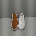 SERNIAL Womens White Platform Sneakers PU Leather Platform Shoes Walking Shoes for Women, Size 8.5