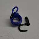 DocksLocks Security Cable Lock Set (5ft to 25ft Lengths)  Weatherproof, Looped Ends, Coiled, Compact, Includes U-Lock, Anti-Theft for Bikes, Patio Furniture, Kayaks, Outdoor Equipment 5ft