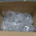 50 PCS champagne tower glasses, 5 oz disposable martini and champagne glasses plastic, plastic coupe glasses, disposable champagne glasses for Weddings & parties