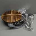 12.8" Carbon Steel Wok-11Pcs Woks & Stir Fry Pans Wok Pan with Lid, No Chemical Coated Chinese Woks with 10 Cookware Accessories, Flat Bottom Wok for Electric, Induction,Gas Stoves