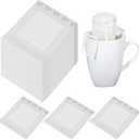 50PCS Portable Coffee Filter Paper Hanging Ear Drip Bags Single Serve Disposable Drip Coffee Filter Paper Bag Perfect for Cups Utensils Travel Camping Home Office Outdoor On the Go