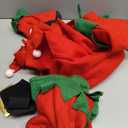 Elf Costume for Girls Kids Christmas Elf Santa's Dress Outfit (7-8 Years)
