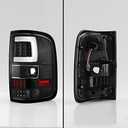 AKKON - For 2004 2005 2006 2007 2008 Ford F150 LED Tube Black Tail Lights Brake Lamps Replacement Set