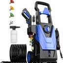 Pressure Washer Power Washer with 4 Quick Connect Nozzles, Foam Cannon for Cars Home Cleaning