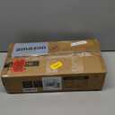 Narrow Side Table, Slim End Table with Magazine Rack, Bedside Table for Small Spaces, 3 Tier Sofa Couch Table Nightstand for Living Room, Bedroom, White LET503W