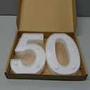 50th Birthday Decorations Woman Man,Marquee Numbers for 50th Wedding Anniversary Decorations,Light Up Numbers 50 Sign for Party Backdrop Wall Decor,50 Birthday Centerpieces Table Decoration