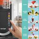 Slushie Machine, Frozen Drink Maker for Home & Party 90oz Gray | No Ice Needed, 5 Preset One-Touch Programs, Rapid Freezing, Auto-Clean, 7+ Servings, for Margaritas, Smoothies & Ice Cream