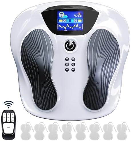Creliver Foot Nerve Muscle Stimulator Pro, TENS & EMS Foot Massager for Neuropathy, Circulation and Body Pain Relief, Electric Feet Legs Blood Circulation Machine, FSA or HSA Eligible