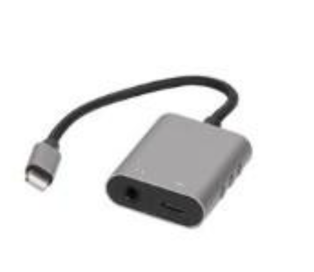 Lightning to 3.5 mm Audio Adapter and Power Converter