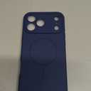 JETech Magnetic Silicone Case for iPhone 17 Pro Max 6.9-Inch, Compatible with MagSafe, Silky Soft Touch, Shock Absorbing Phone Cover with Camera Lens Protection (Dark Blue)