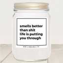 You Nique Designs Get Well Soon Candle 8oz - Cancer Care Gifts, Thinking of You Gifts for Women, Feel Better, After Surgery Recovery Items, Cheer Up Candles for Women (Lavender & Vanilla)