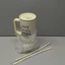 Mom Tumbler with Handle 40oz, Mama Bear Cup Stainless Steel Insulated Tumblers Coffee Travel Mug, Gifts for Moms from Daughter Son, Best Mother Gift for Christmas Birthday Mothers Day