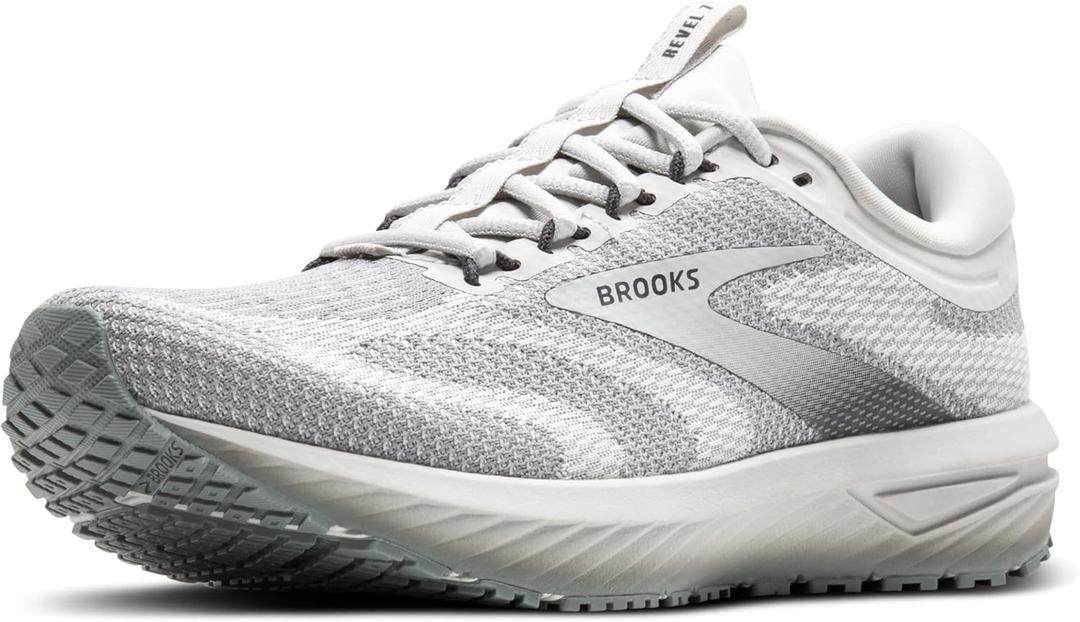 Brooks Womens Revel 7 Neutral Running Shoe (9, Oyster Mushroom/Primer Gray)