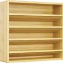 Orimade 4 Tier Spice Rack Organizer for Cabinet, Freestanding Bamboo Seasoning Rack for Countertop, Cupboard, Pantry, Kitchen, 13.18 x 4.13 x 12.2 inches(Spice Jars Not Included)