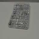 ZQZ 348 Pack SAE & Metric Nylon Insert Locknuts Kit,6#32 8#32 10#24 10#32 1/4-20 5/16-18 3/8-16 1/2-13 M3 M4 M5 M6 M8 M10 M12 304 Stainless Steel Standard Thread Nylock Nuts (Silver)